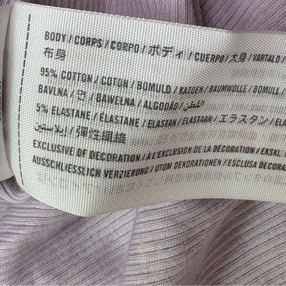 NEW Hollister Y2K babydoll ditzy ditsy floral print lettuce edge lavender cami S - Picture 14 of 16